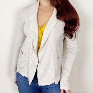 VERVE AMI Beige Soft Cozy Cardigan Sweater Blazer